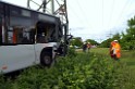 Schwerer Bus Unfall Koeln Porz Gremberghoven Neuenhofstr P405